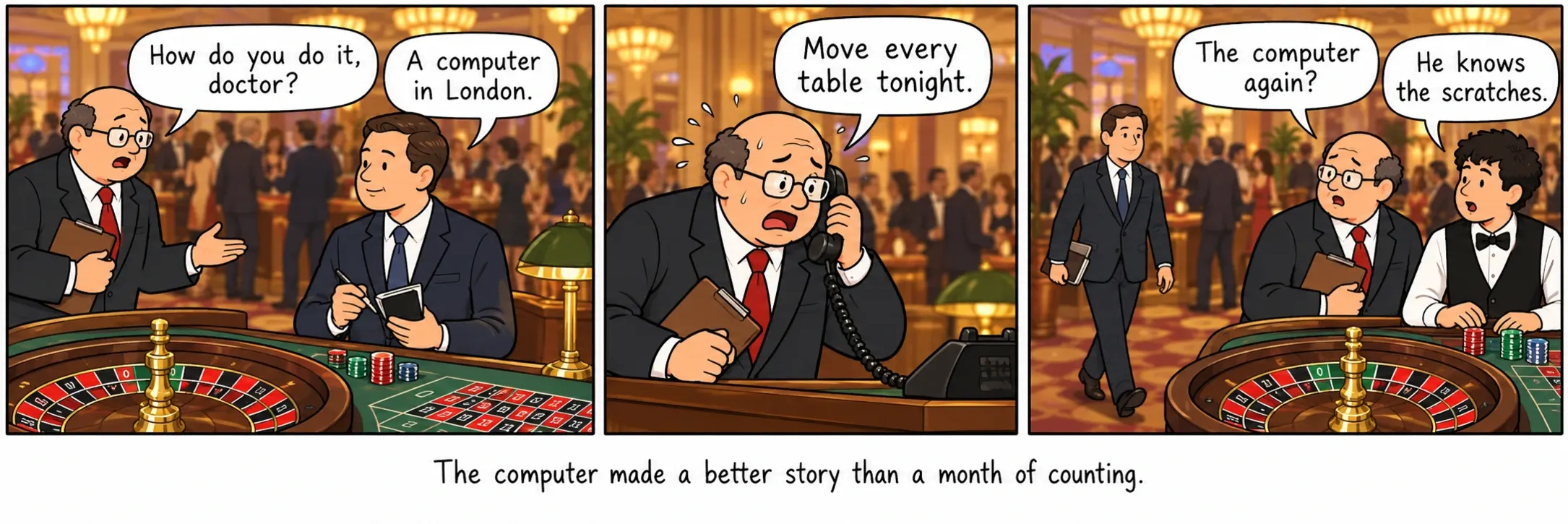 La computadora daba mejor historia que un mes de conteo.
