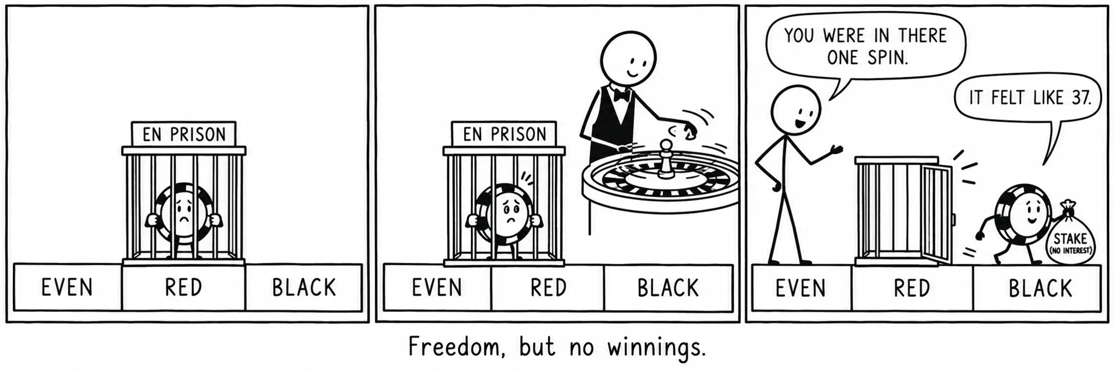 Libertad, pero sin ganancias.